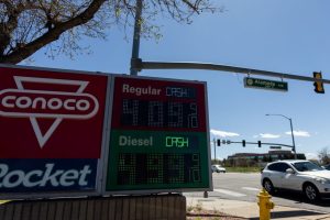 Strained by gas prices, voters in red part of Colorado blame Trump, industry, or Iran