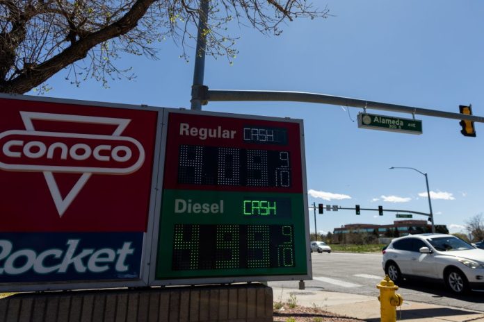 washingtonexaminer.com - Callie Patteson - Strained by gas prices, voters in red part of Colorado blame Trump