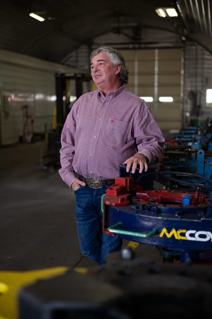 Jack Shepherd, vice president of Mountain States Oil Field Services.