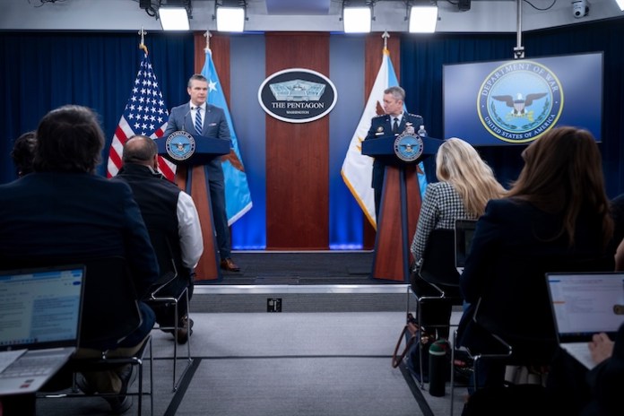 WATCH LIVE: Hegseth and Caine give Iran update after ceasefire extension