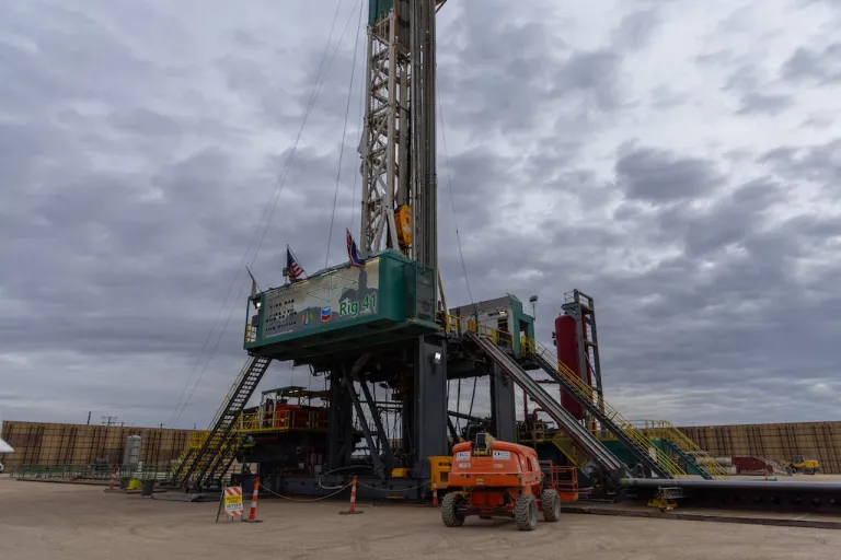 The True 41 Chevron well drill site in Weld County, Colorado.