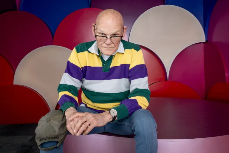 James Carville poses for a portrait at the 27th SCAD Savannah Film Festival on October 31, 2024 in Savannah, Georgia. (Photo by Emma McIntyre/Getty Images for SCAD)