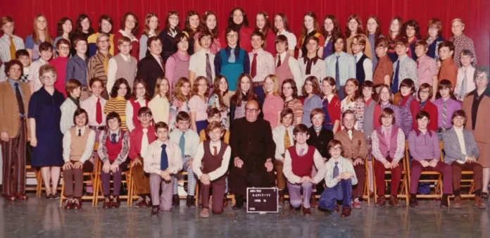 Salena Zito's eighth grade graduating class at Nativity of Our Lord Catholic School.