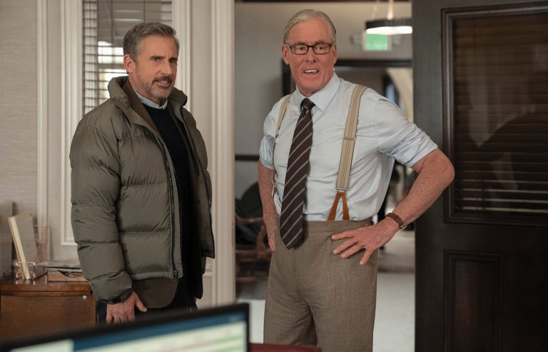 Steve Carell and John C. McGinley in 