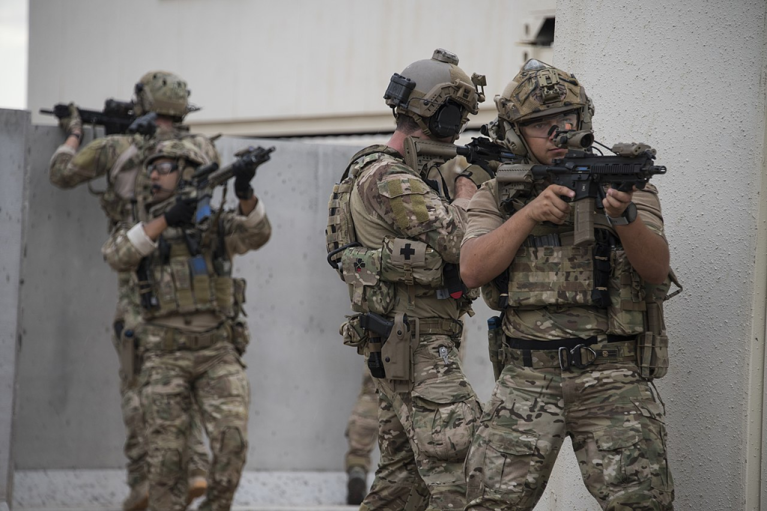 Pararescue personnel training.