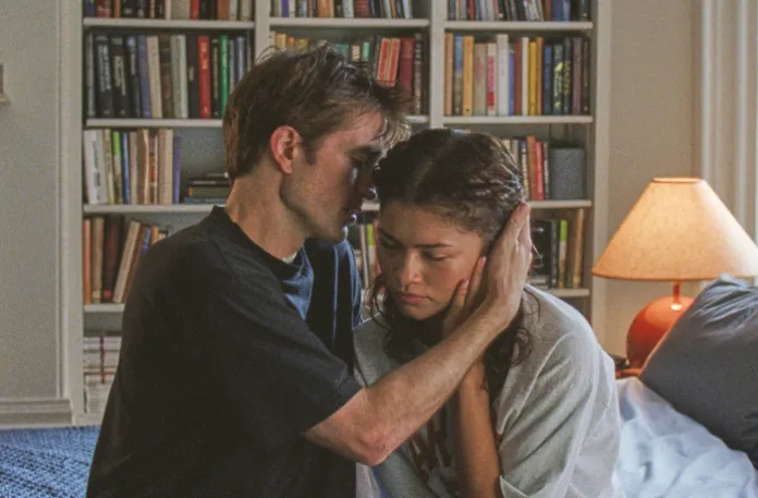 Robert Pattinson and Zendaya in "The Drama." (Courtesy of A24)