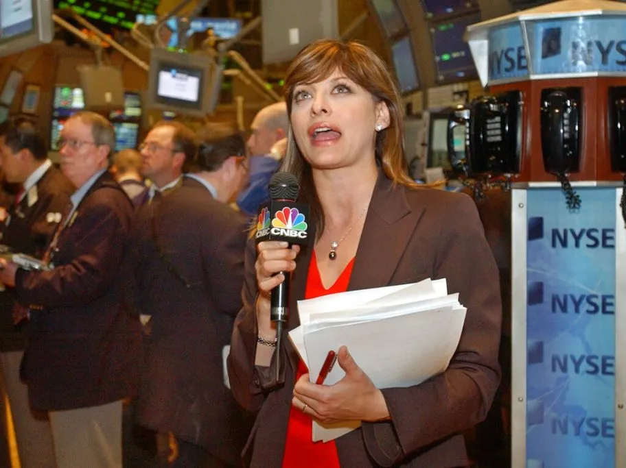 CNBC reporter Maria Bartiromo delivers her last report from the floor of the New York Stock Exchange.