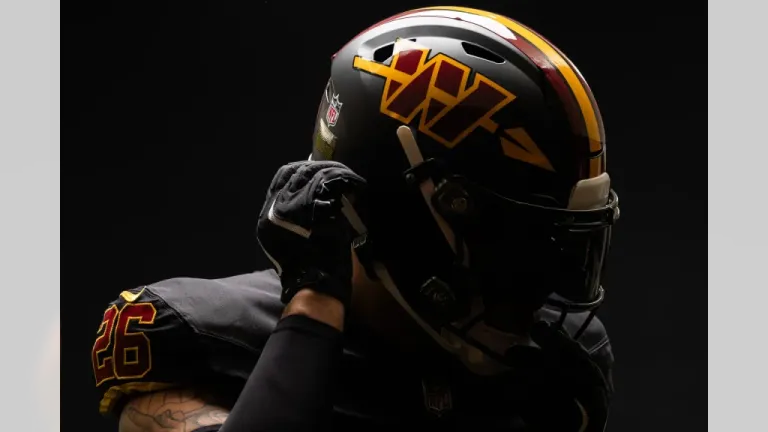 New uniforms for the 2026 Washington Commanders. (Kourtney Carroll/Washington Commanders).