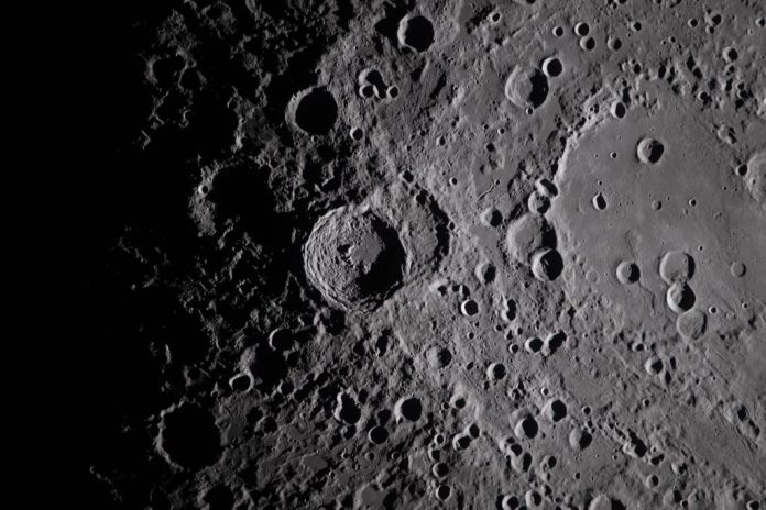 Artemis II mission crew sends marvelous pictures of the moon, including a crater.