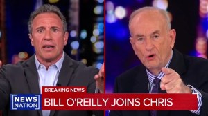 Chris Cuomo says ‘Don’t point, be a man’ to Bill O’Reilly during shouting match