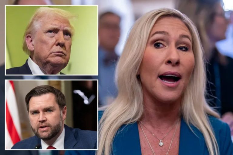 Former Rep. Marjorie Taylor Greene (R-GA) is confident Vice President JD Vance would chart a different course on the Iran war than President Donald Trump, as she calls on the Cabinet to remove Trump from office over his threats to bomb Tehran’s critical infrastructure.