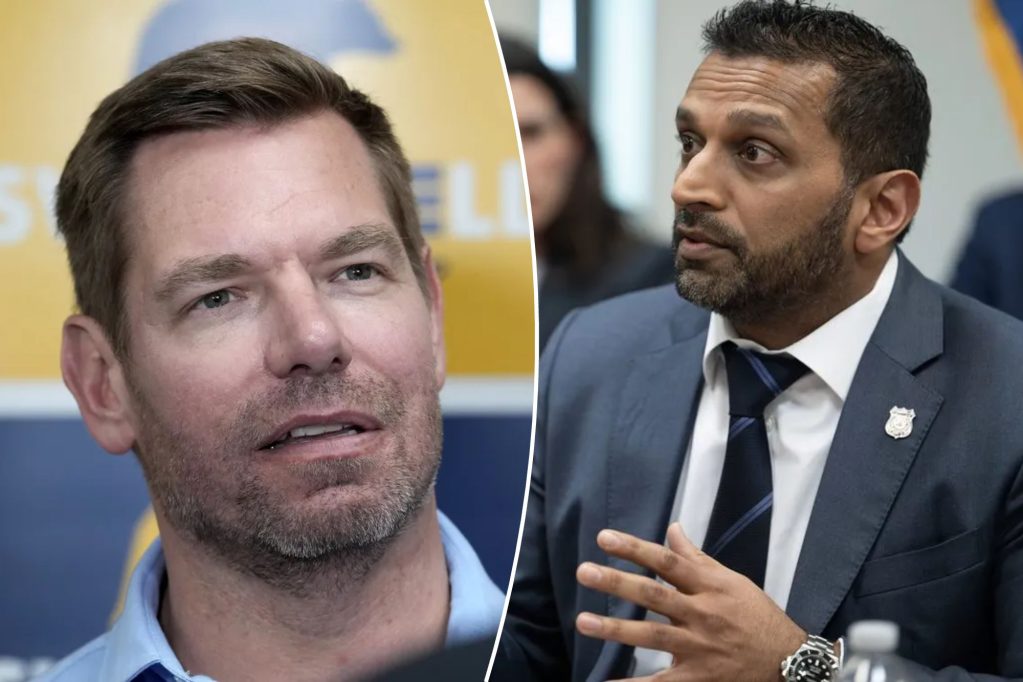 Kash Patel invites Eric Swalwell for a ‘sit down with the FBI’