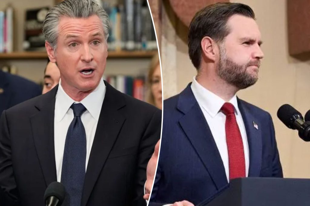 Newsom digs at ‘lightweight’ Vance as Democrats celebrate Viktor Orban’s loss