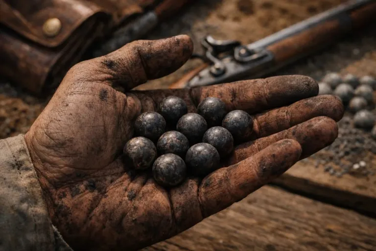 Musket balls.