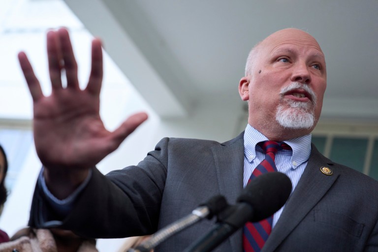 Rep. Chip Roy (R-TX) speaks to reporters.