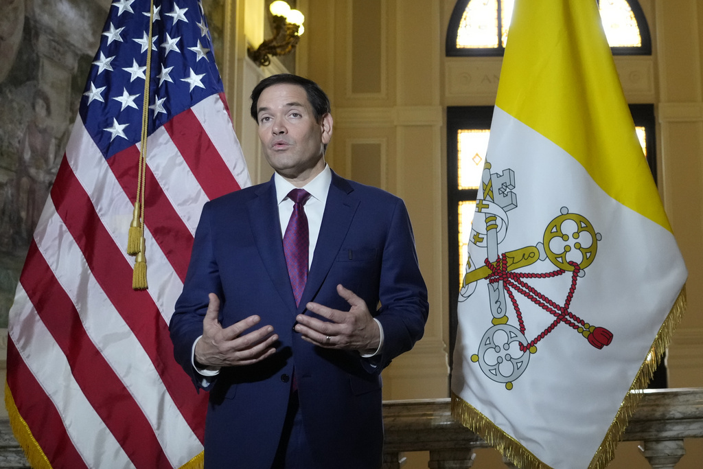 Rubio heads to Rome amid Trump’s unpopular feud with Pope Leo