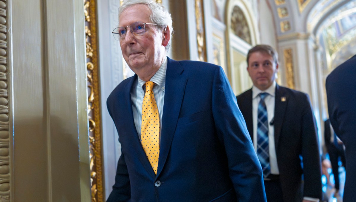 Image for McConnell 'wants to be back' in Senate after hospitalization: Thune