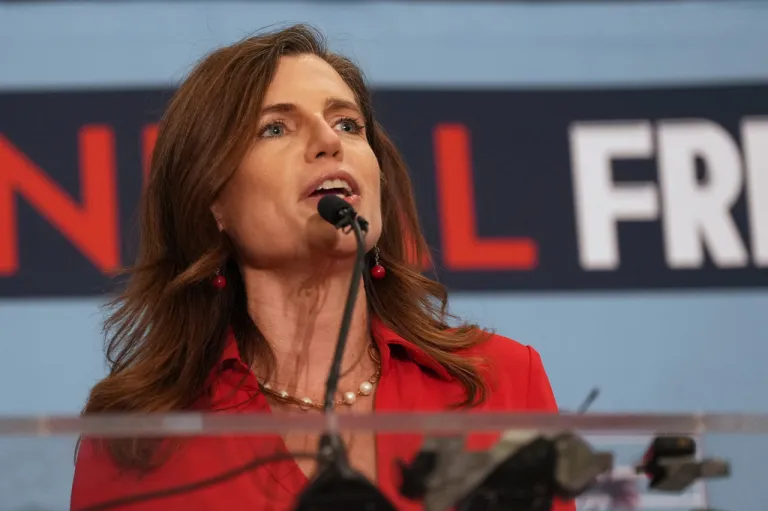 Rep. Nancy Mace, R-S.C., speaks at a 