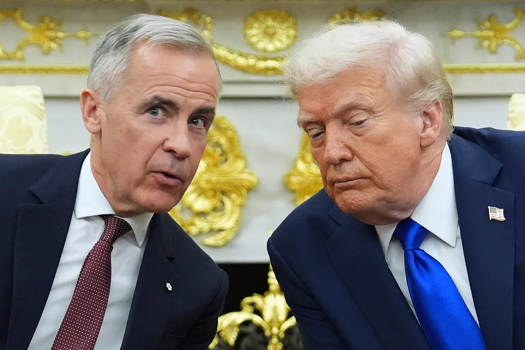 Carney pokes fun at Trump’s UN teleprompter ‘conspiracy theory’
