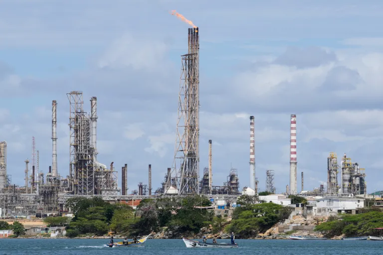 The Cardon oil refinery.