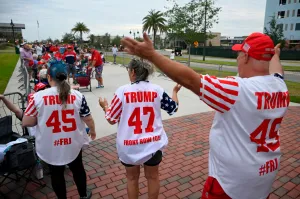 WATCH LIVE: Trump visits retirement community in Florida