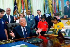 Trump jokes he works out ‘about one minute a day max’