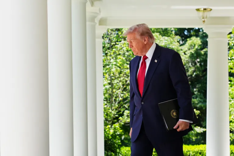 President Donald Trump phoned home on Friday, but his critics are arguing that dumping declassified UFO files is simply a distraction from the war in Iran, the Jeffrey Epstein case, and elevated prices. (AP Photo/Jacquelyn Martin)