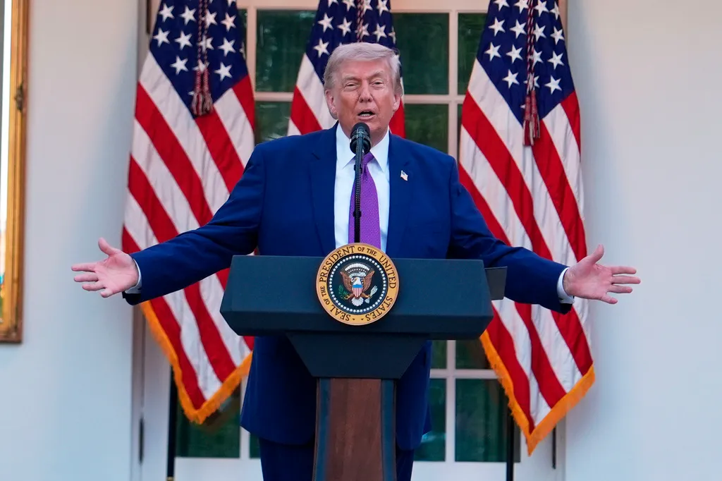 Trump says White House was ‘s*** house’ before his second-term renovations