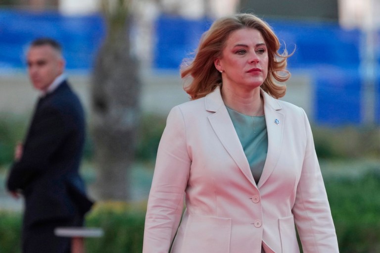Latvia's Prime Minister Evika Silina