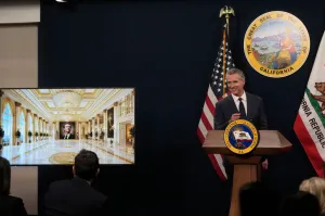 Newsom announces two-year balanced budget and uses rollout to trash Trump