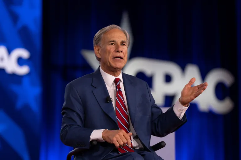 Texas Gov. Greg Abbott speaks at the Conservative Political Action Conference.