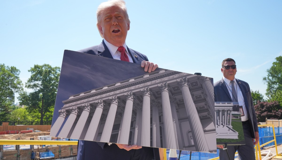 Trump says he has personally donated to help construction of White House ballroom