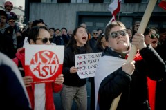 Greenlanders tell Americans ‘go home’ at rowdy opening of US Consulate