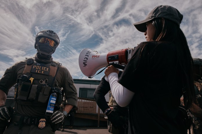 Two anti-ICE protesters charged with assaulting officers at Delaney Hall facility in Newark