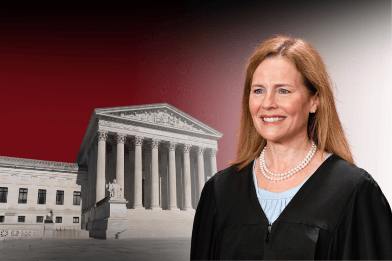 Amy Coney Barrett graphic.