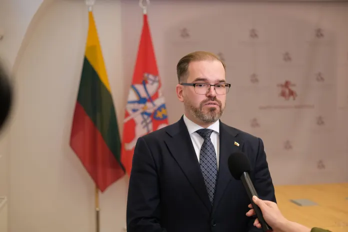 Lithuanian Minister of National Defense Robertas Kaunas.