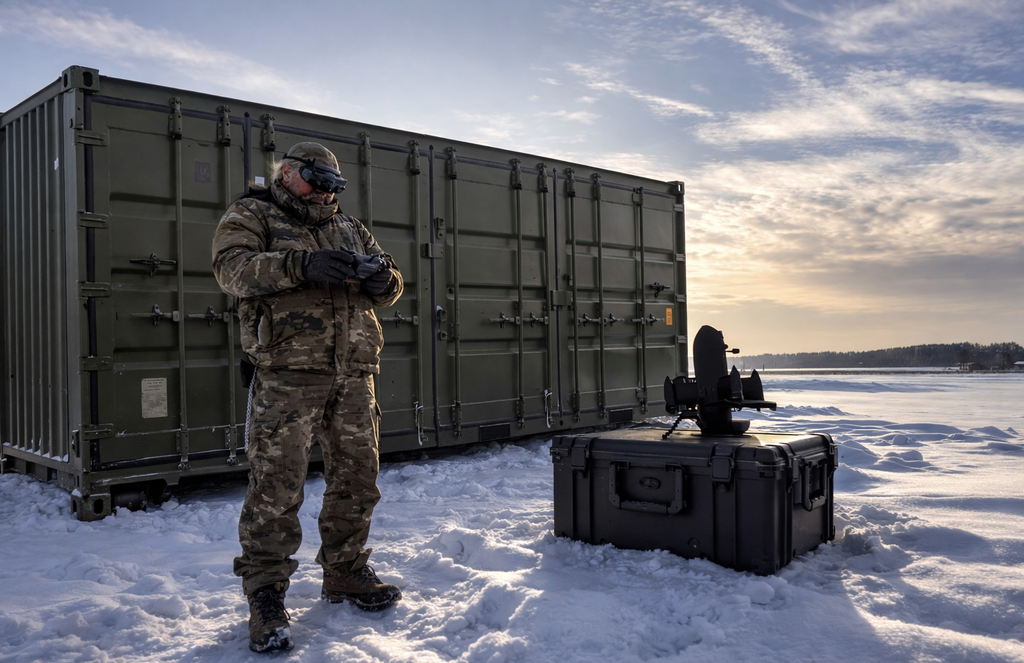 Finnish firm launching three-man drone factories for rapid, remote production