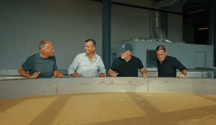 Four Branches Bourbon founders Harold Underdown, Rick Franco, Mike Trott, and RJ Casey.(Courtesy: Four Branches Bourbon).