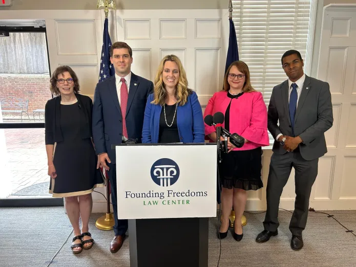 Founding Freedom's legal team, along with others.