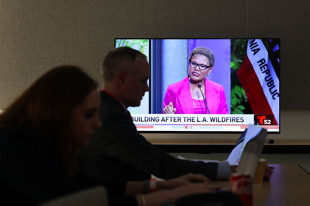 Karen Bass is terrible at this