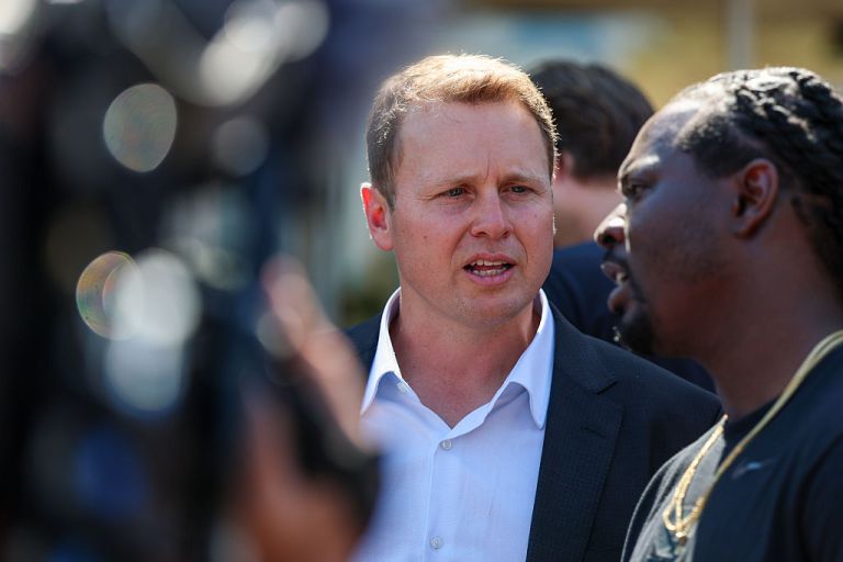 LA Mayoral candidate Spencer Pratt hosts a campaign 