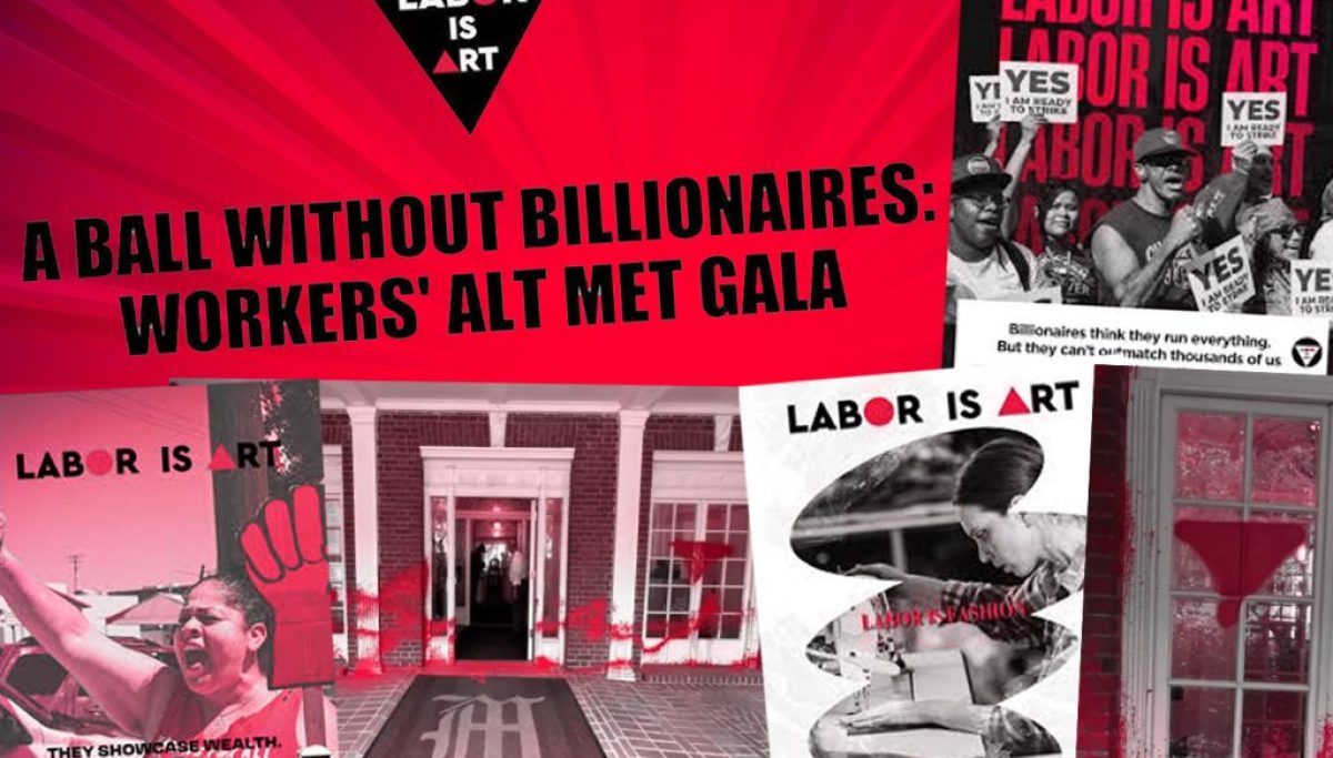 Manhattan’s construction doors are covered in a Hamas targeting symbol
