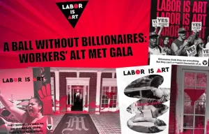 Manhattan’s construction doors are covered in a Hamas targeting symbol