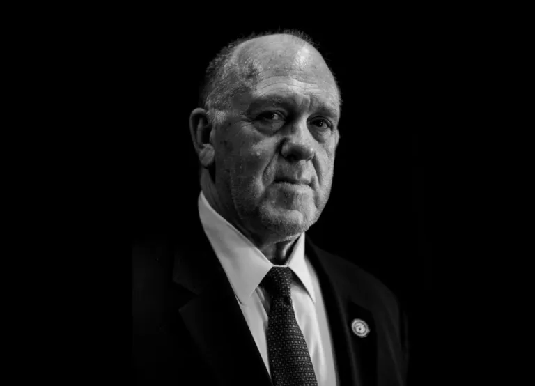 Portrait of Tom Homan black and white. (Graeme Jennings for the Examiner)