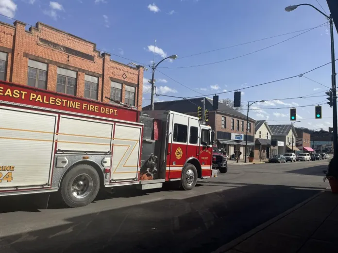 First on the scene of the Norfolk Southern train derailment in February 2023 in East Palestine, Ohio was the local volunteer fire company.