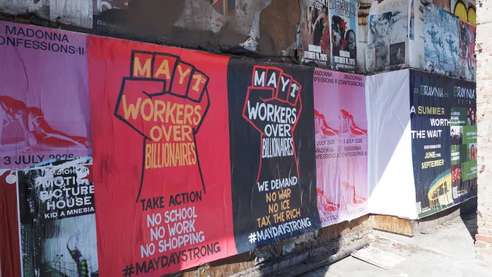 Chicago Teachers Union May Day Protest Chicago Public Schools (Credit: Siena Rose)