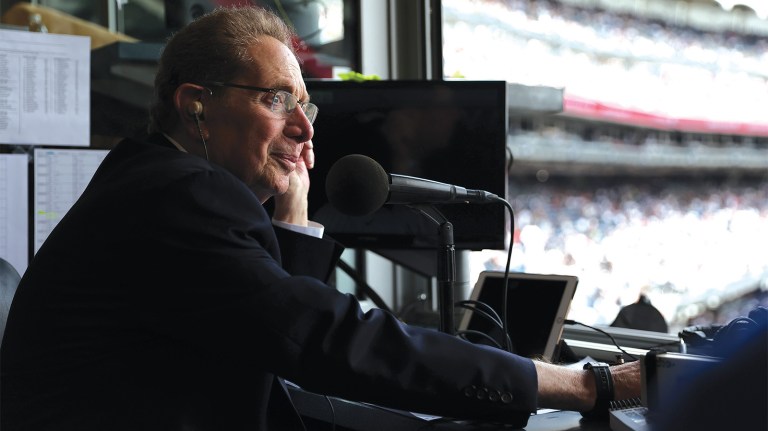 New York Yankees radio broadcaster John Sterling (New York Yankees/Getty Images)