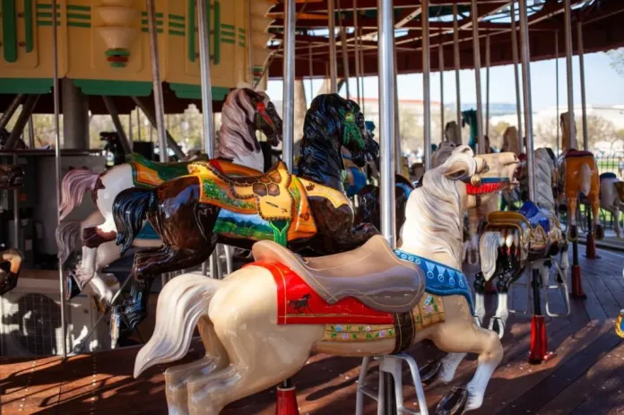 The Smithsonian carousel.