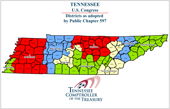 Tennesse Congressional Map