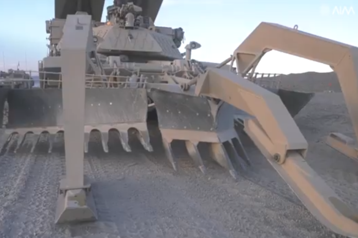 Army autonomous earth-moving machine.